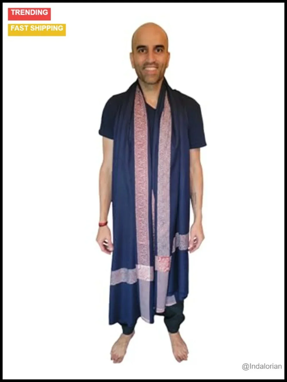 Oversize Wool Blend Meditation Shawl, Prayer Wrap & Throw Blanket